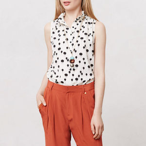 Anthropologie MAEVE Float On Balloon Print Top
